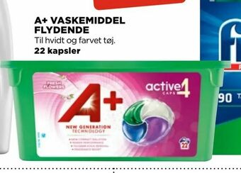 jem & fix A+ vaskemiddel flydende tilbud