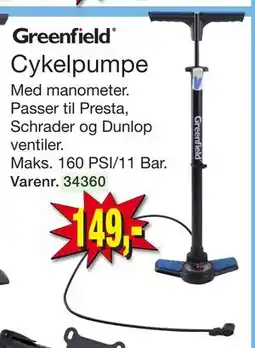 Harald Nyborg Cykelpumpe, DKK 149 tilbud