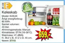 Harald Nyborg Køleskab, DKK 659 tilbud