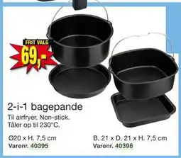 Harald Nyborg 2-i-1 bagepande, DKK 69 tilbud