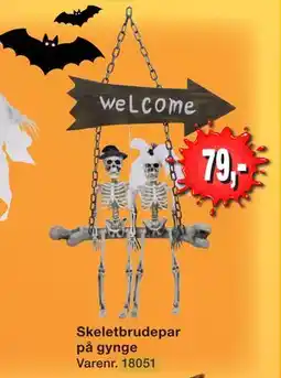 Harald Nyborg Skeletbrudepar på gynge, DKK 79 tilbud