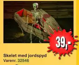 Harald Nyborg Skelet med jordspyd, DKK 39 tilbud