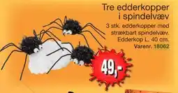Harald Nyborg Tre edderkopper i spindelvæv, DKK 49 tilbud
