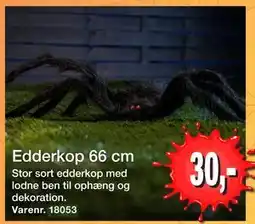 Harald Nyborg Edderkop 66 cm, DKK 30 tilbud