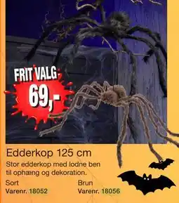 Harald Nyborg Edderkop 125 cm, DKK 69 tilbud