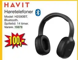 Harald Nyborg Høretelefoner, DKK 100 tilbud