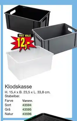 Harald Nyborg Klodskasse, DKK 12 tilbud