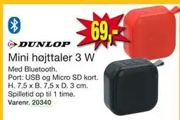 Harald Nyborg Mini højttaler 3 W, DKK 69 tilbud