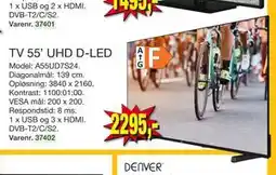 Harald Nyborg TV 55’ UHD D-LED, DKK 2295 tilbud