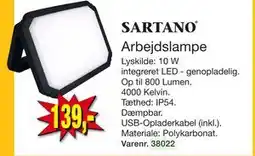 Harald Nyborg Arbejdslampe, DKK 139 tilbud