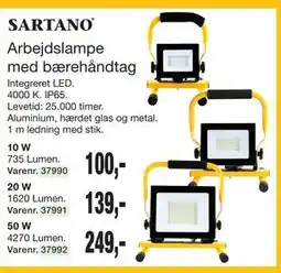 Harald Nyborg Arbejdslampe med bærehåndtag tilbud