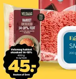 Netto Velsmag hakket oksekød 14-18% tilbud