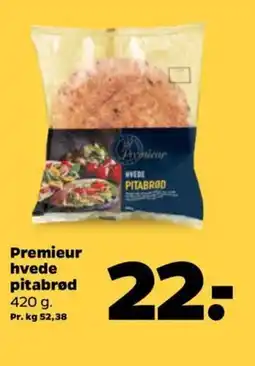 Netto Premieur hvede pitabrød tilbud