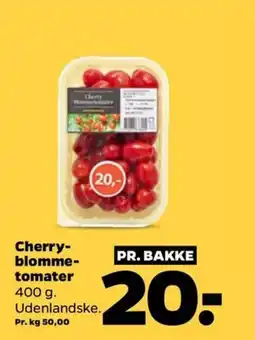 Netto Cherry- blomme- tomater tilbud