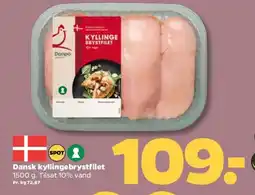 Netto Dansk kyllingebrystfilet tilbud