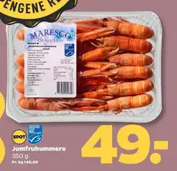 Netto Jomfruhummere tilbud