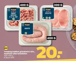 Netto Velsmag hakket grisekød 8-12%, medister eller koteletter tilbud