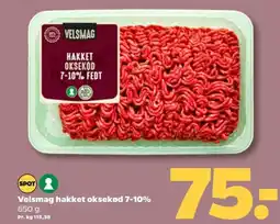 Netto Velsmag hakket oksekød 7-10% tilbud