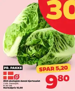 Netto ØGO økologisk dansk hjertesalat tilbud
