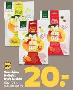 Netto Sunshine Delight fruit fusion tilbud