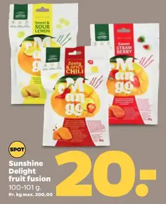 Netto Sunshine Delight fruit fusion tilbud