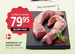 MENY Mørbrad af dansk gris tilbud