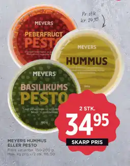 MENY MEYERS Hummus eller pesto tilbud