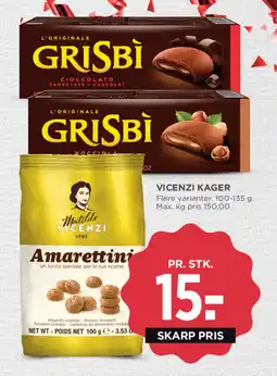 MENY Vicenzi kager tilbud