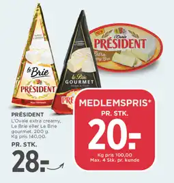 MENY Président tilbud