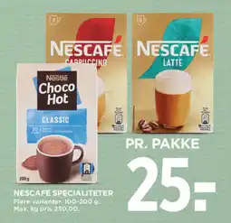 MENY NESCAFÉ Specialiteter tilbud