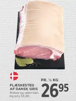 MENY Flæskesteg af dansk gris tilbud