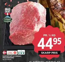 MENY Nakkefilet af dansk frilandsgris tilbud