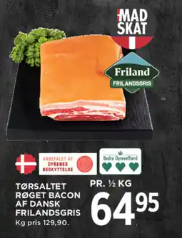 MENY Tørsaltet røget bacon af dansk frilandsgris tilbud
