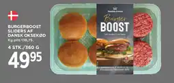 MENY Burgerboost sliders af dansk oksekød tilbud