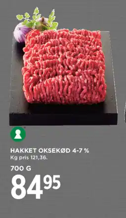 MENY Hakket oksekød 4-7 % tilbud
