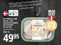 MENY HIMMERLAND Hele lår uden rygben af dansk kylling tilbud