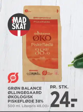 MENY GRØN BALANCE Øllingegaard økologisk piskefløde 38% tilbud