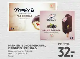 MENY PREMIER IS Underground, ispinde eller isbåd tilbud