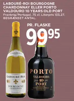 MENY Labouré-roi bourgogne chardonnay eller porto valdouro 10 years old port tilbud