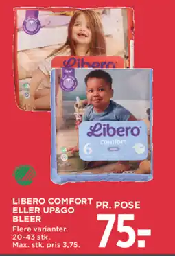 MENY LIBERO Comfort eller up&go bleer tilbud
