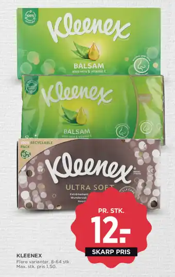 MENY Kleenex tilbud