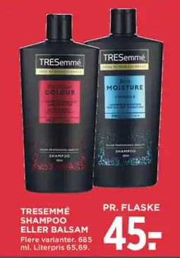 MENY TRESEMMÉ Shampoo eller balsam tilbud