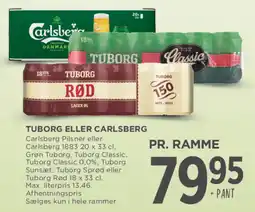 MENY Tuborg eller carlsberg tilbud