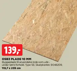 jem & fix Osb3 plade 10 mm tilbud