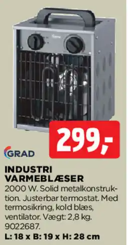 jem & fix Industri varmeblæser tilbud