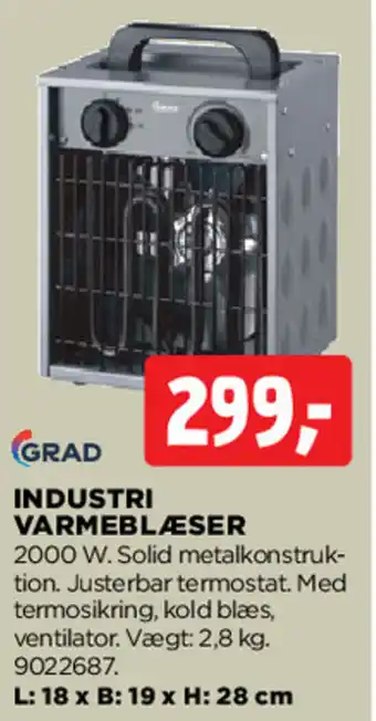 jem & fix Industri varmeblæser tilbud