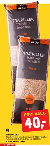 jem & fix Træpiller tilbud