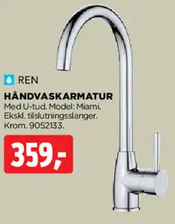 jem & fix Håndvaskarmatur tilbud