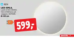 jem & fix Led-spejl tilbud