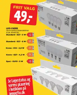 jem & fix Led-pære tilbud